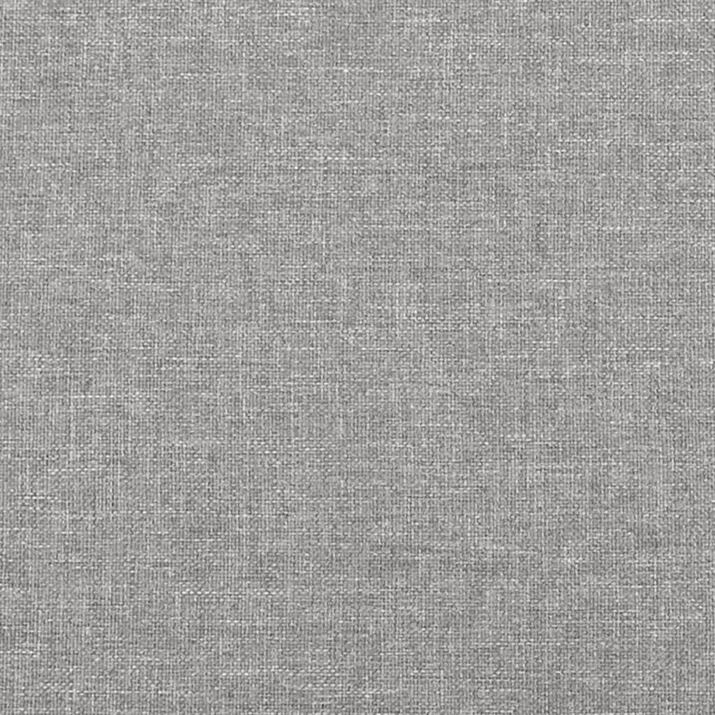Madrac s džepičastim oprugama srednje tvrdoće svjetlosivi 140x200x20 cm tkanine