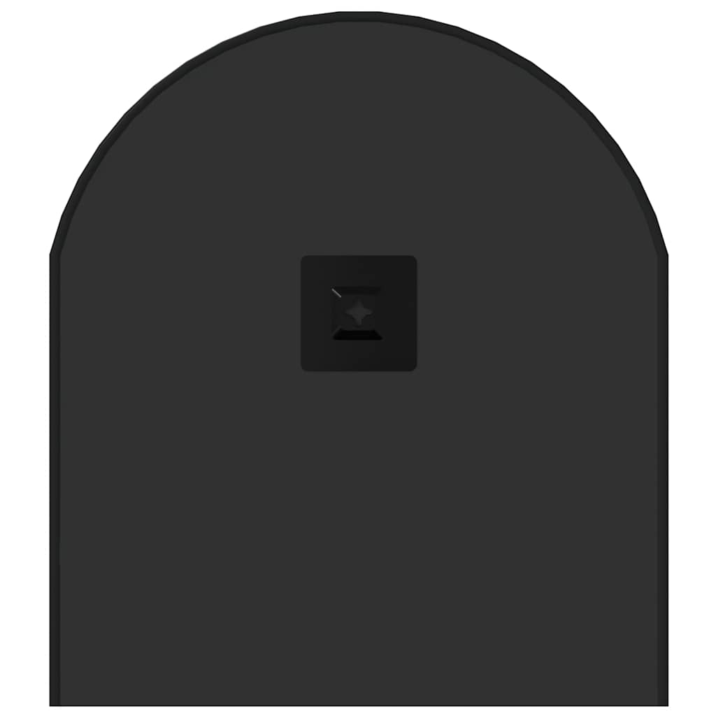 Zidno ogledalo crna 80x35 cm ovalno
