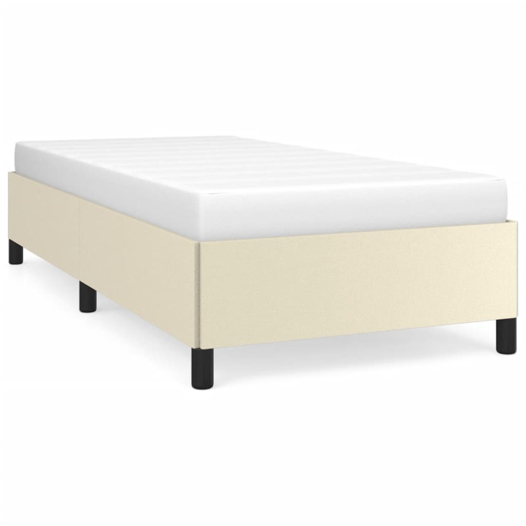 Okvir za krevet krem 80 x 200 cm od umjetne kože