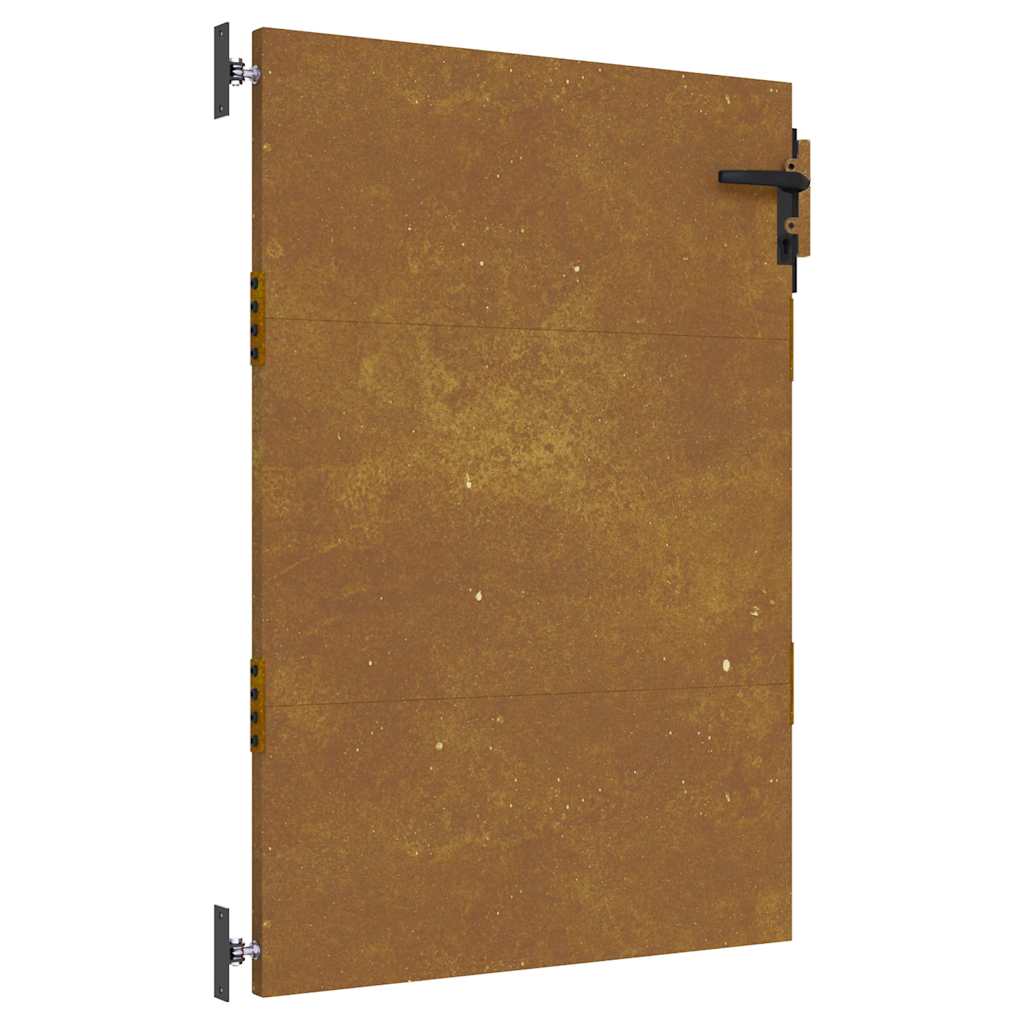 Vrtna vrata 85 x 125 cm od čelika COR-TEN