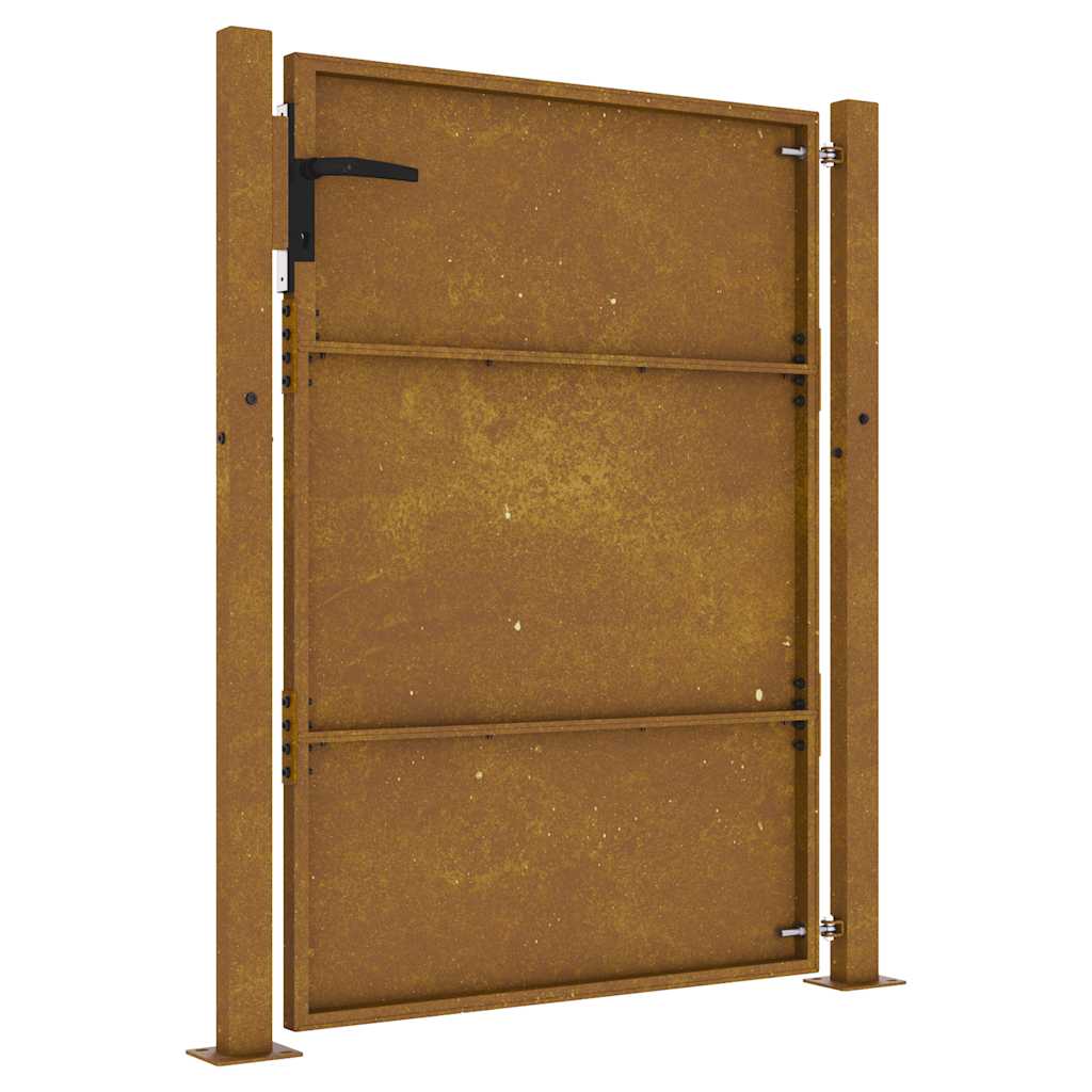 Vrtna vrata 100x150 cm Corten čelik