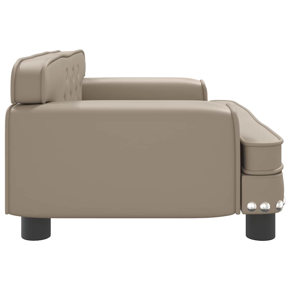Krevet za pse cappuccina 70 x 45 x 30 cm od umjetne kože