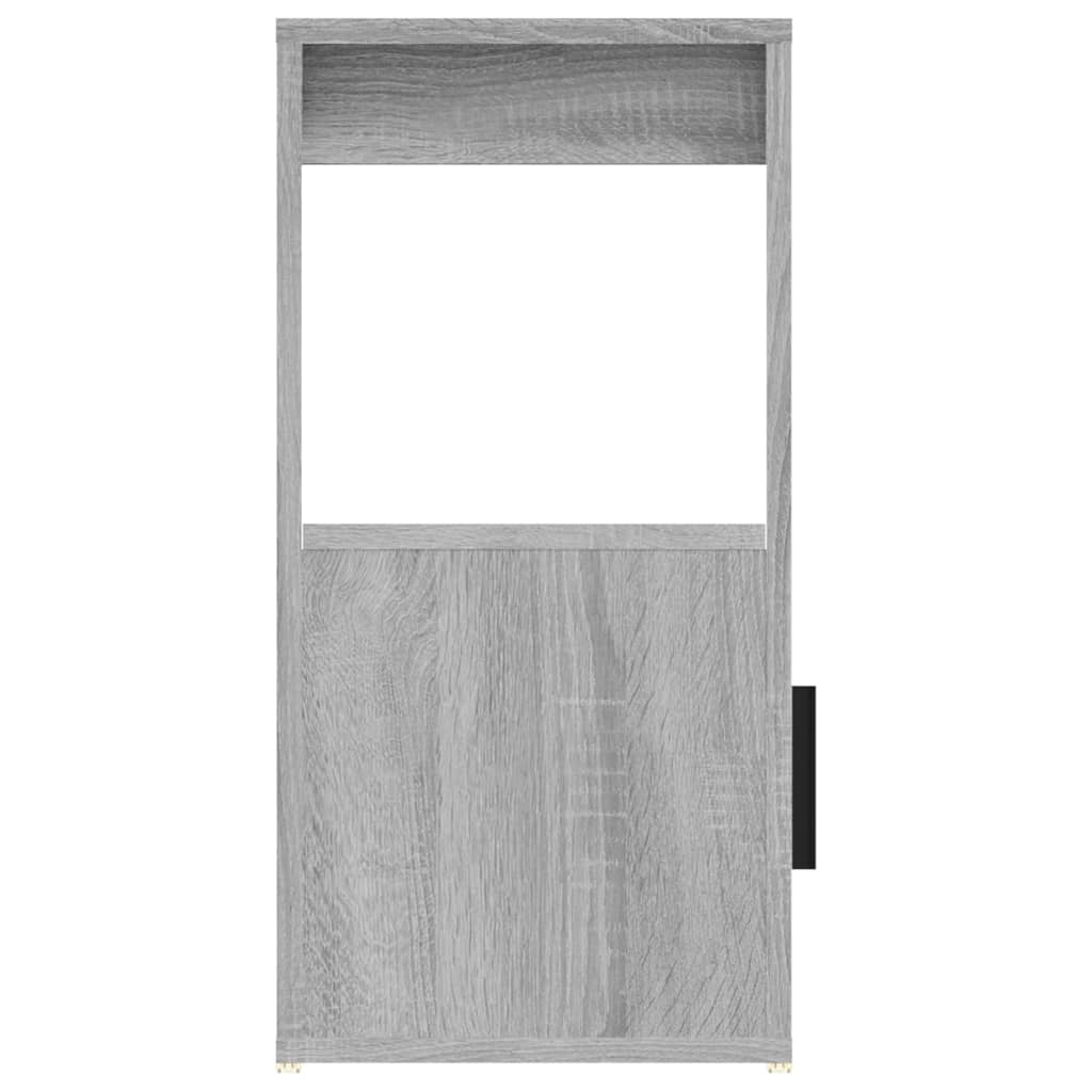 Komoda sivog hrasta sonome 80x30x60 cm od konstruiranog drva