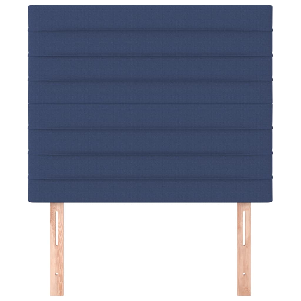 Uzglavlje plavo 80x5x118/128 cm tkanina