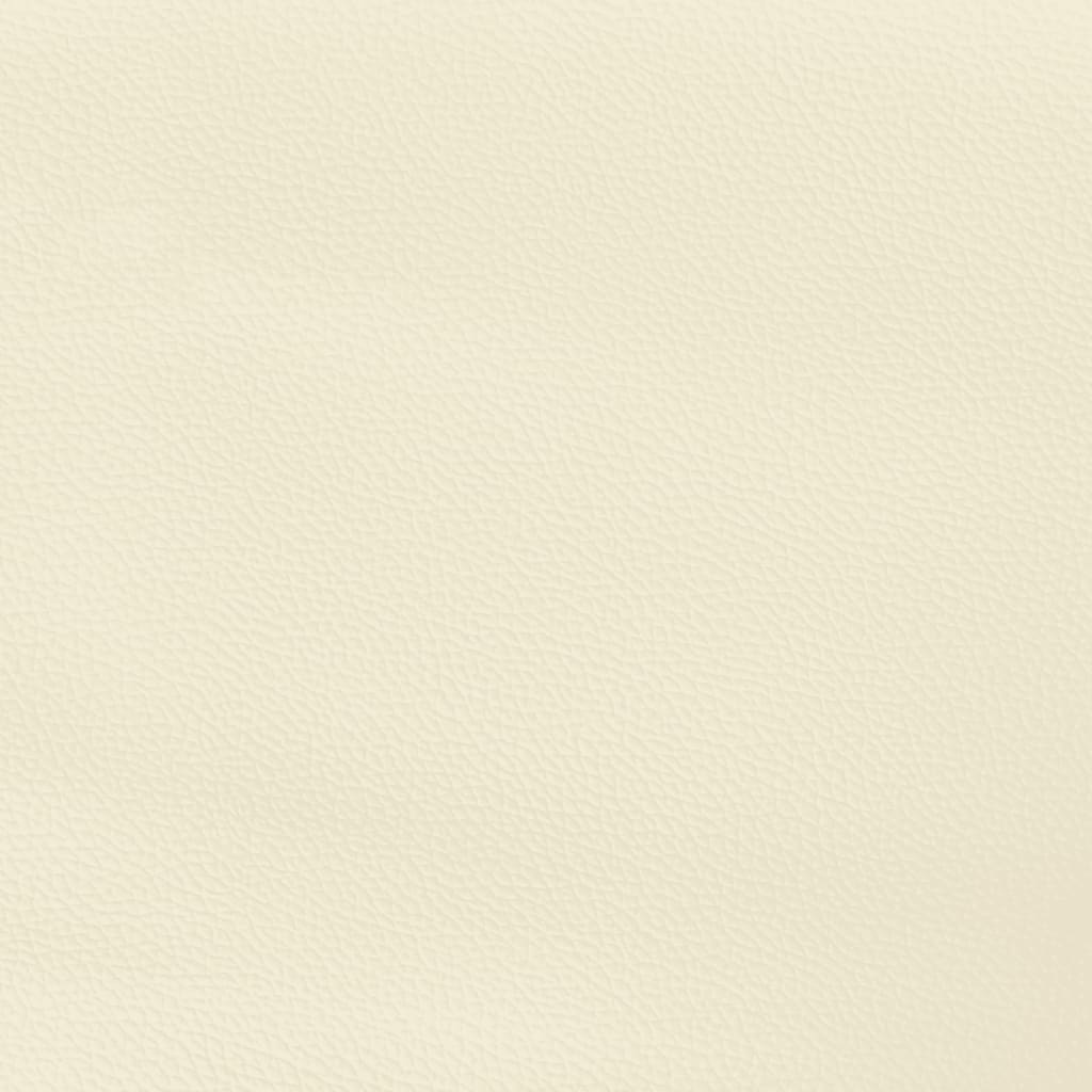 Uzglavlje s ušima krem 163x23x118/128 cm od umjetne kože