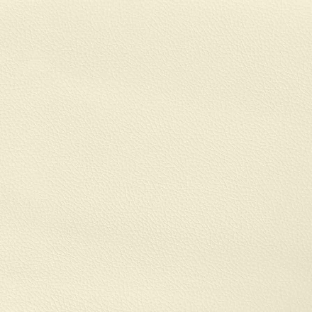 Uzglavlje s ušima krem 163x16x118/128 cm od umjetne kože