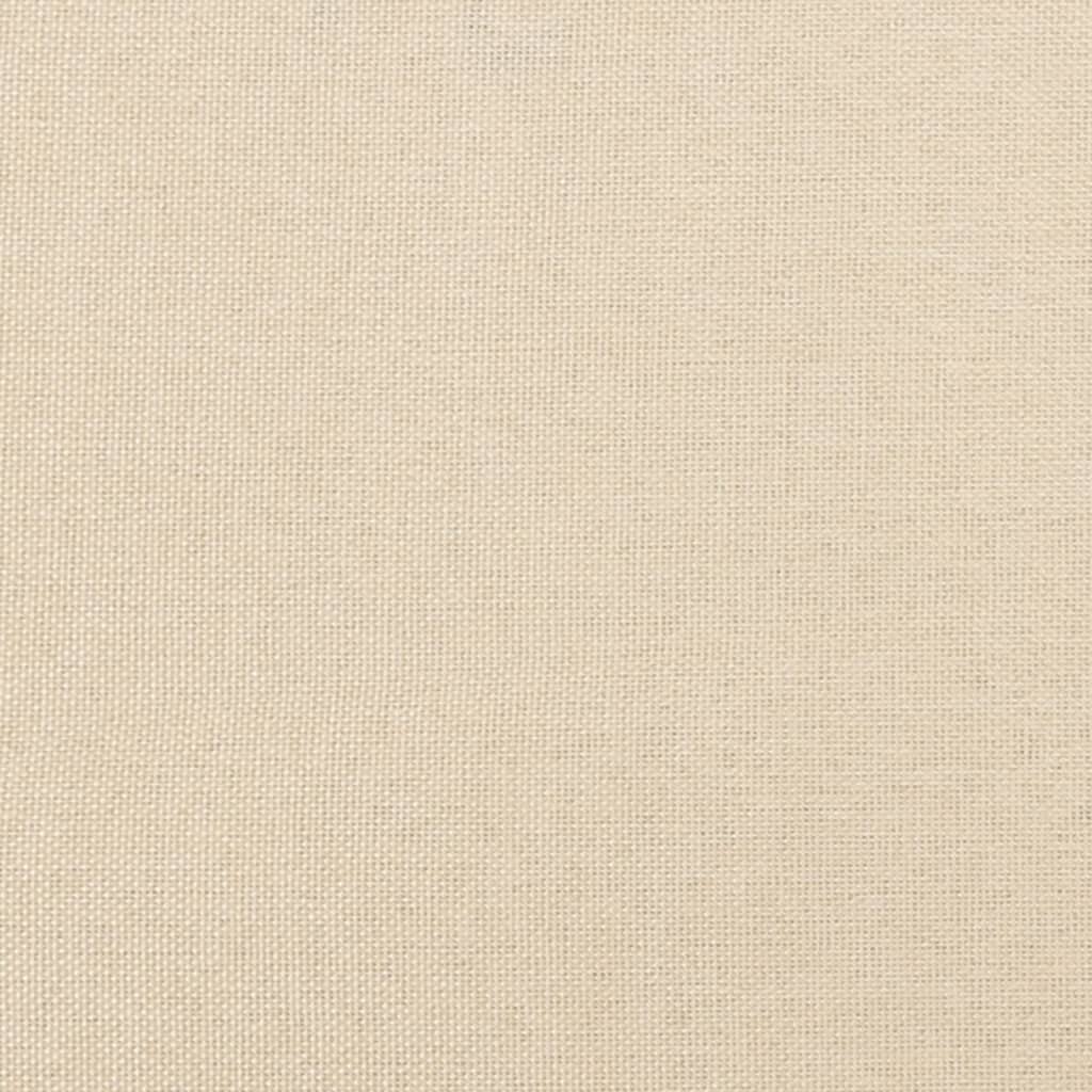Uzglavlje s ušima krem 83x16x118/128 cm od tkanine