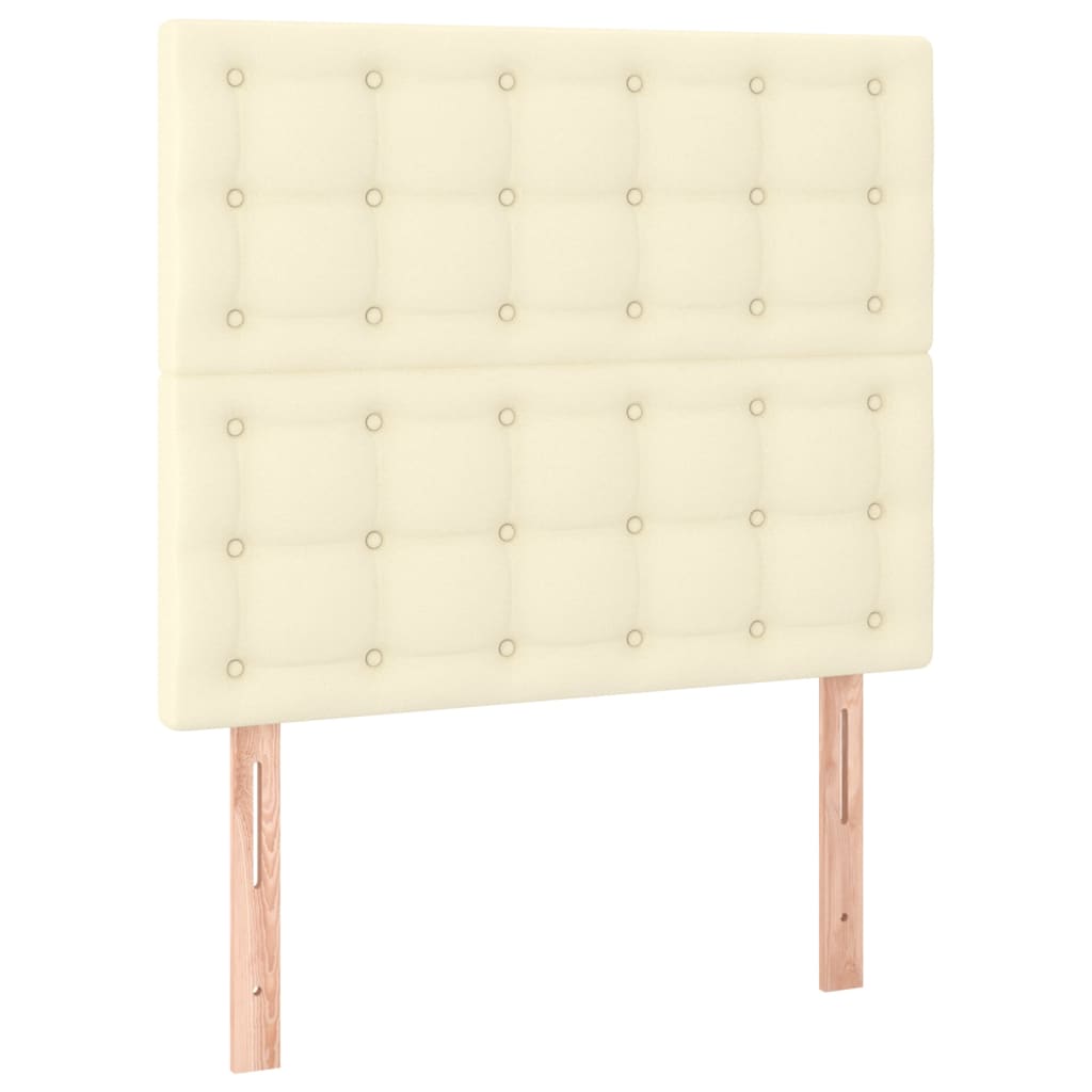 LED uzglavlje krem 90x5x118/128 cm od umjetne kože