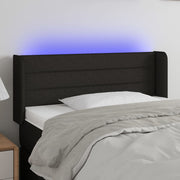 LED uzglavlje crno 93x16x78/88 cm od tkanine