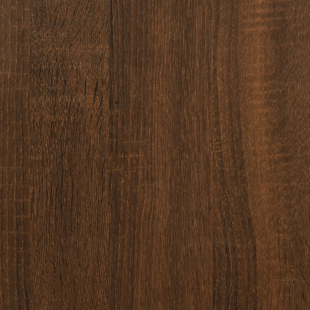Stalak za pisač smeđa boja hrasta 40x30x31 cm konstruirano drvo