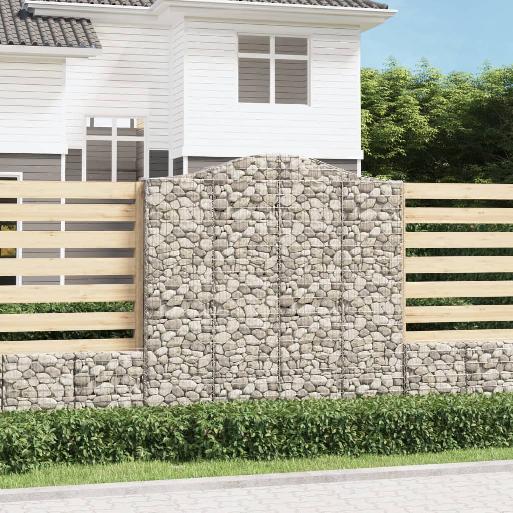Lučne gabionske košare 5 kom 200x30x200/220cm pocinčano željezo