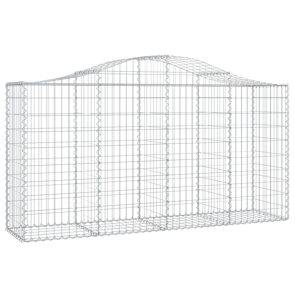 Lučne gabionske košare 12kom 200x50x100/120cm pocinčano željezo