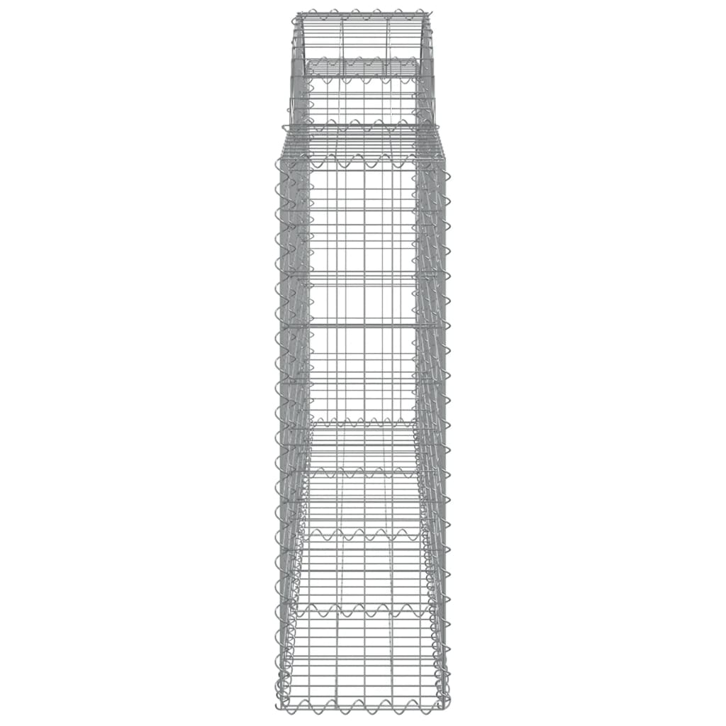 Lučne gabionske košare 12kom 200x30x100/120cm pocinčano željezo