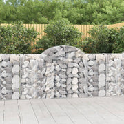 Lučne gabionske košare 14kom 200x30x100/120cm pocinčano željezo