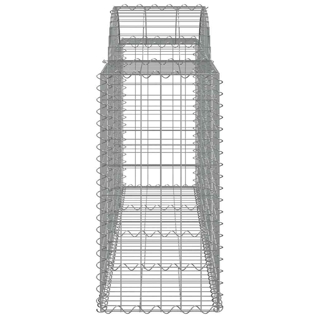 Lučne gabionske košare 20 kom 200x50x80/100cm pocinčano željezo