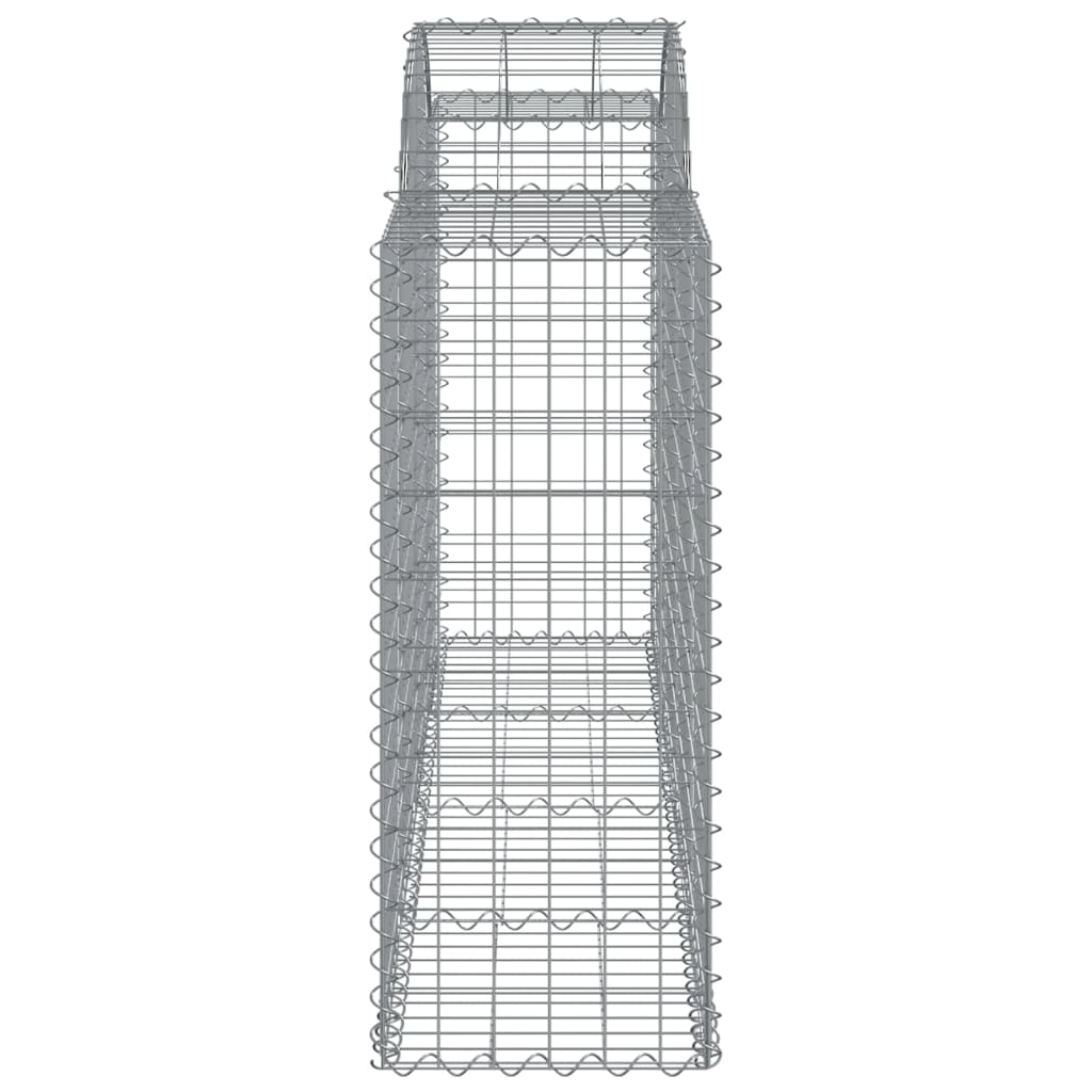 Lučne gabionske košare 10kom 200x50x100/120cm pocinčano željezo