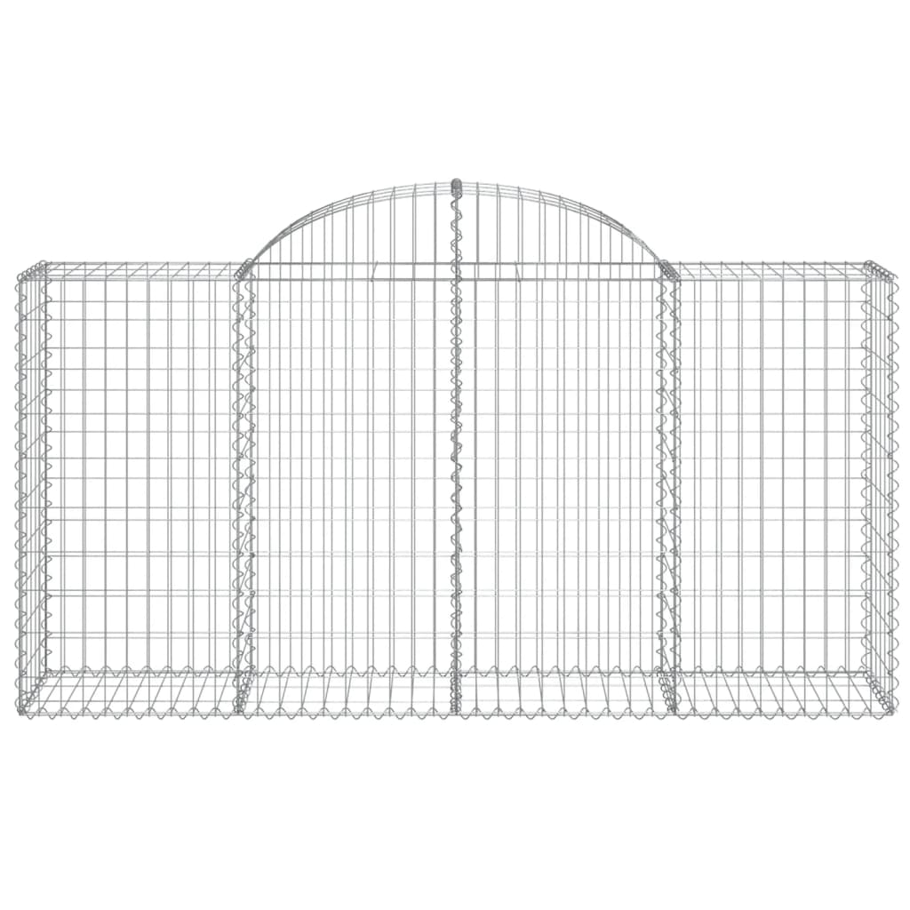 Lučne gabionske košare 30kom 200x50x100/120cm pocinčano željezo