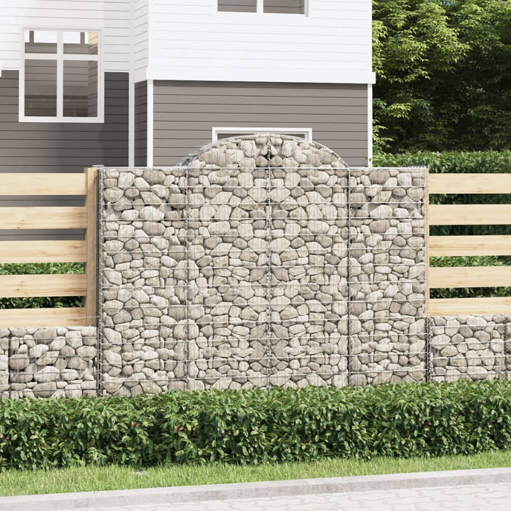 Lučne gabionske košare 20kom 200x50x160/180cm pocinčano željezo