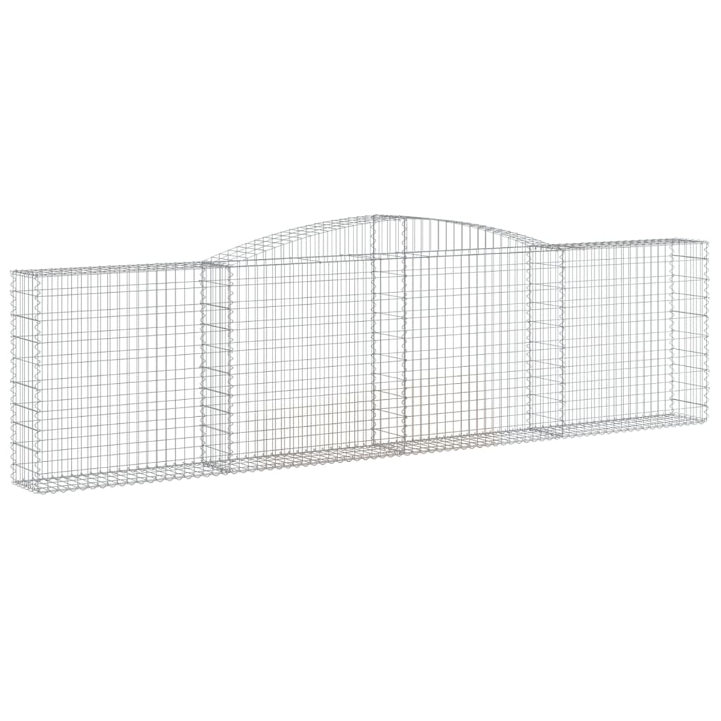 Lučne gabionske košare 15kom 400x30x100/120cm pocinčano željezo