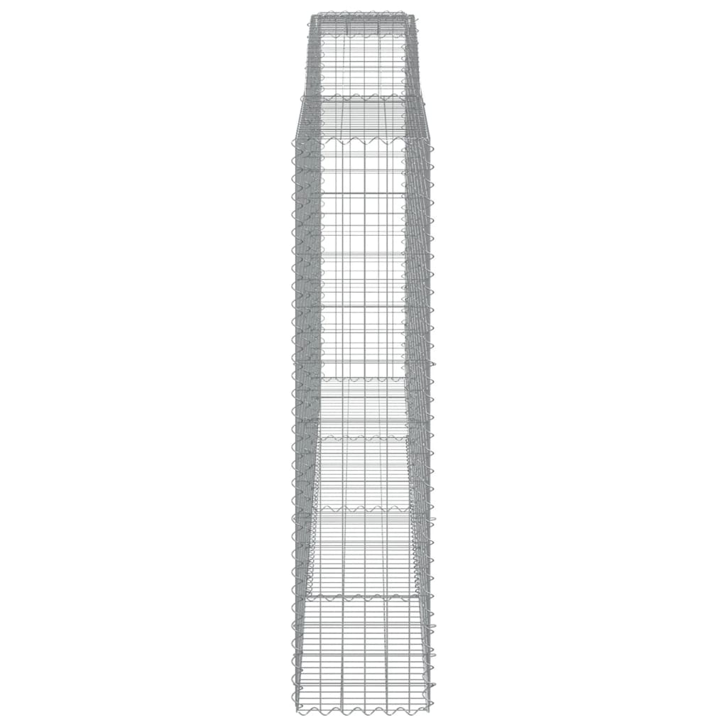 Lučne gabionske košare 6 kom 400x50x200/220cm pocinčano željezo