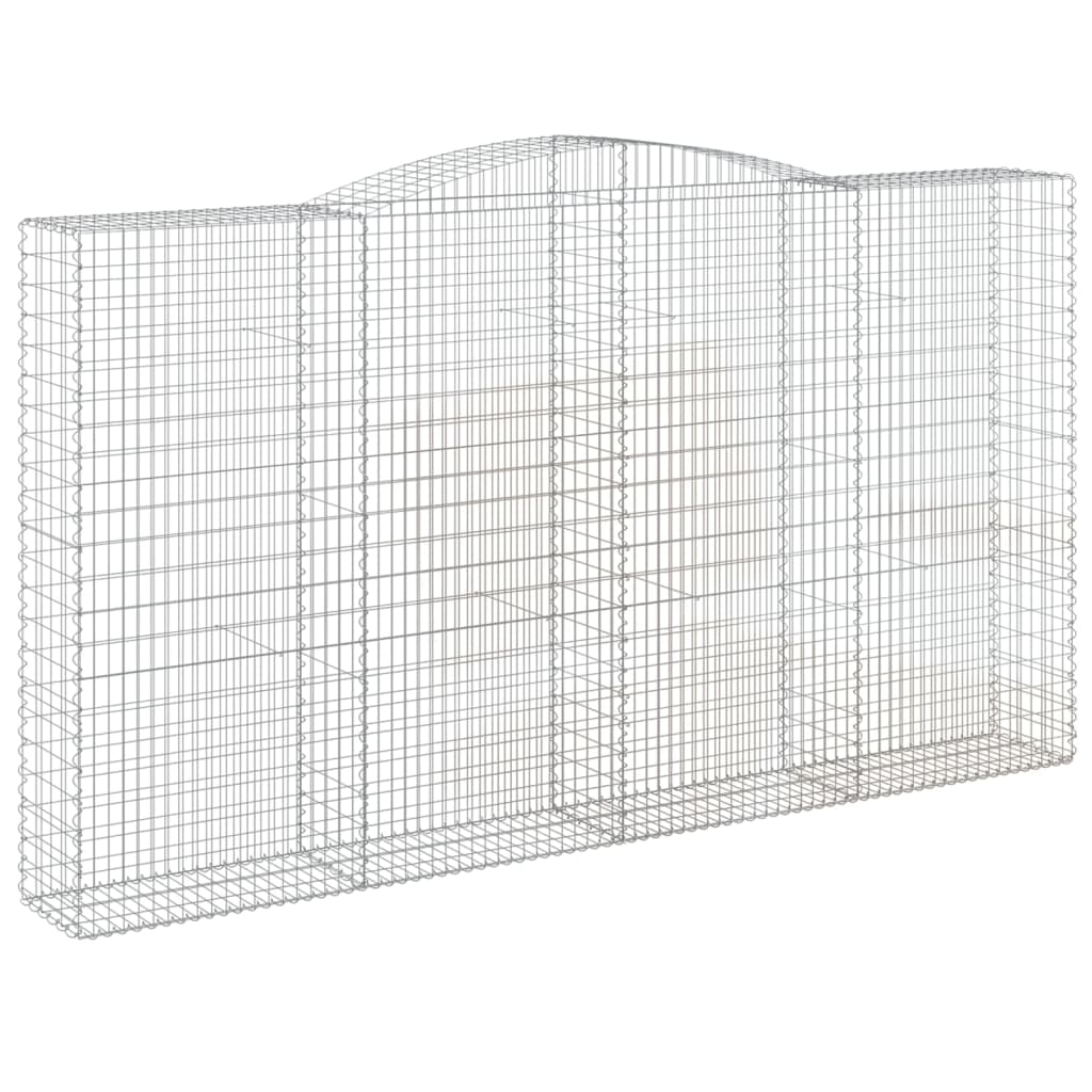 Lučne gabionske košare 6 kom 400x50x220/240cm pocinčano željezo
