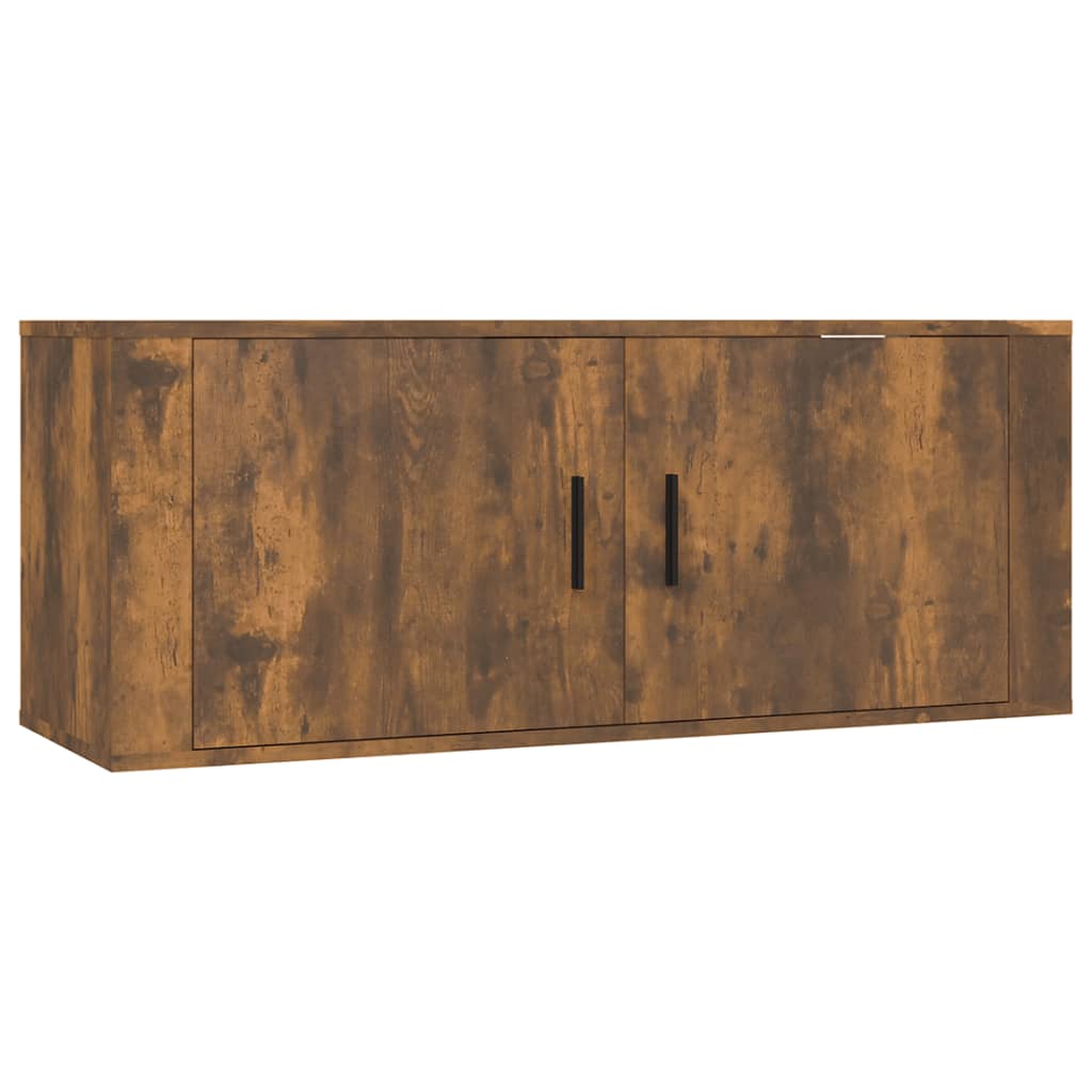 Zidni TV ormarić Boja dimljenog hrasta 100 x 34,5 x 40 cm