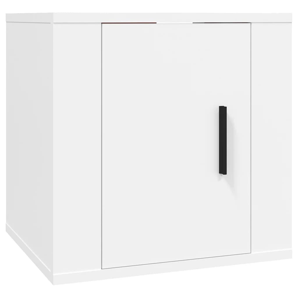 Zidni TV ormarić bijeli 40x34,5x40 cm