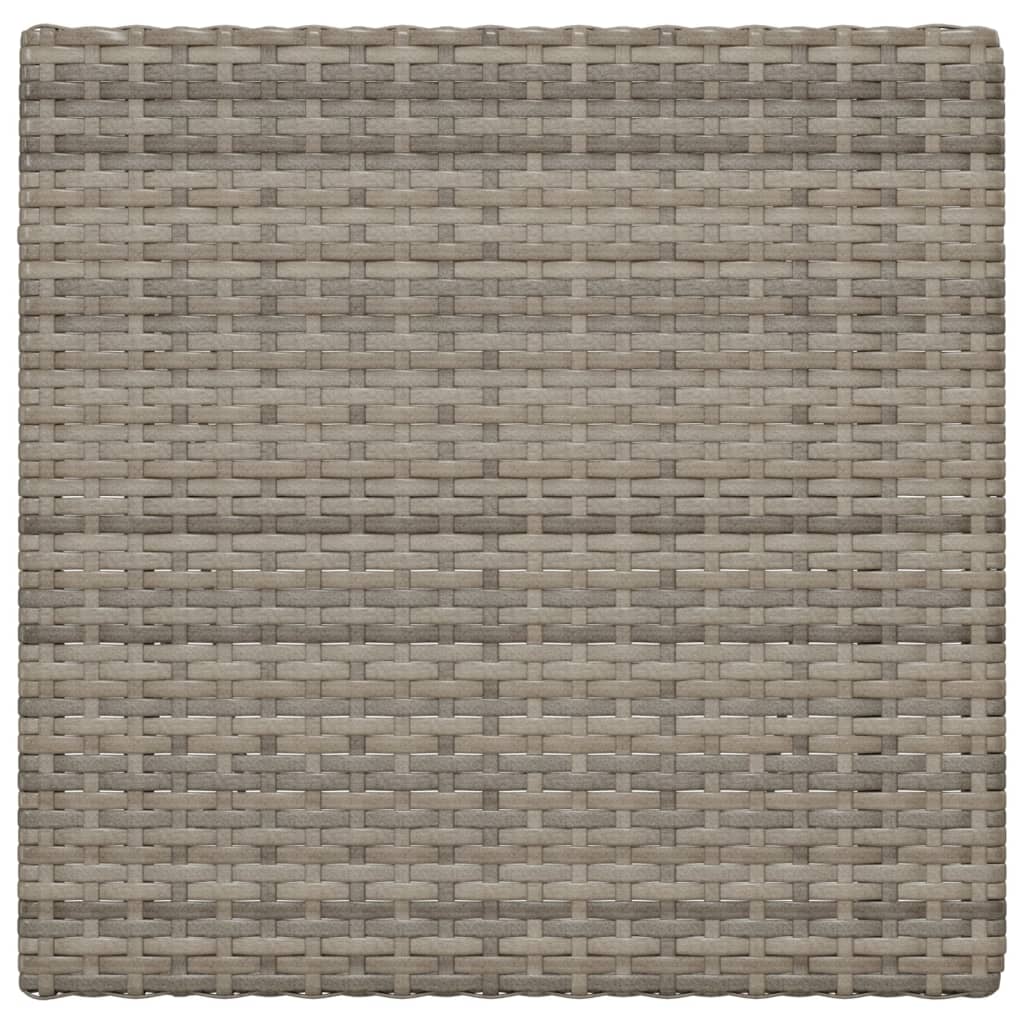 Sklopivi bistro stol sivi 55 x 54 x 71 cm od poliratana