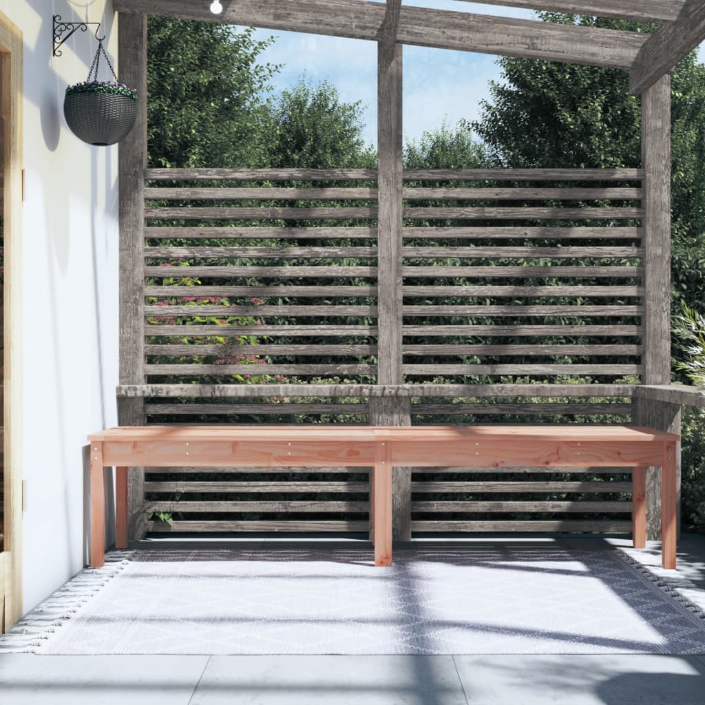 Vrtna klupa s 2 sjedala 203,5 x 44 x 45 cm od masivne duglazije