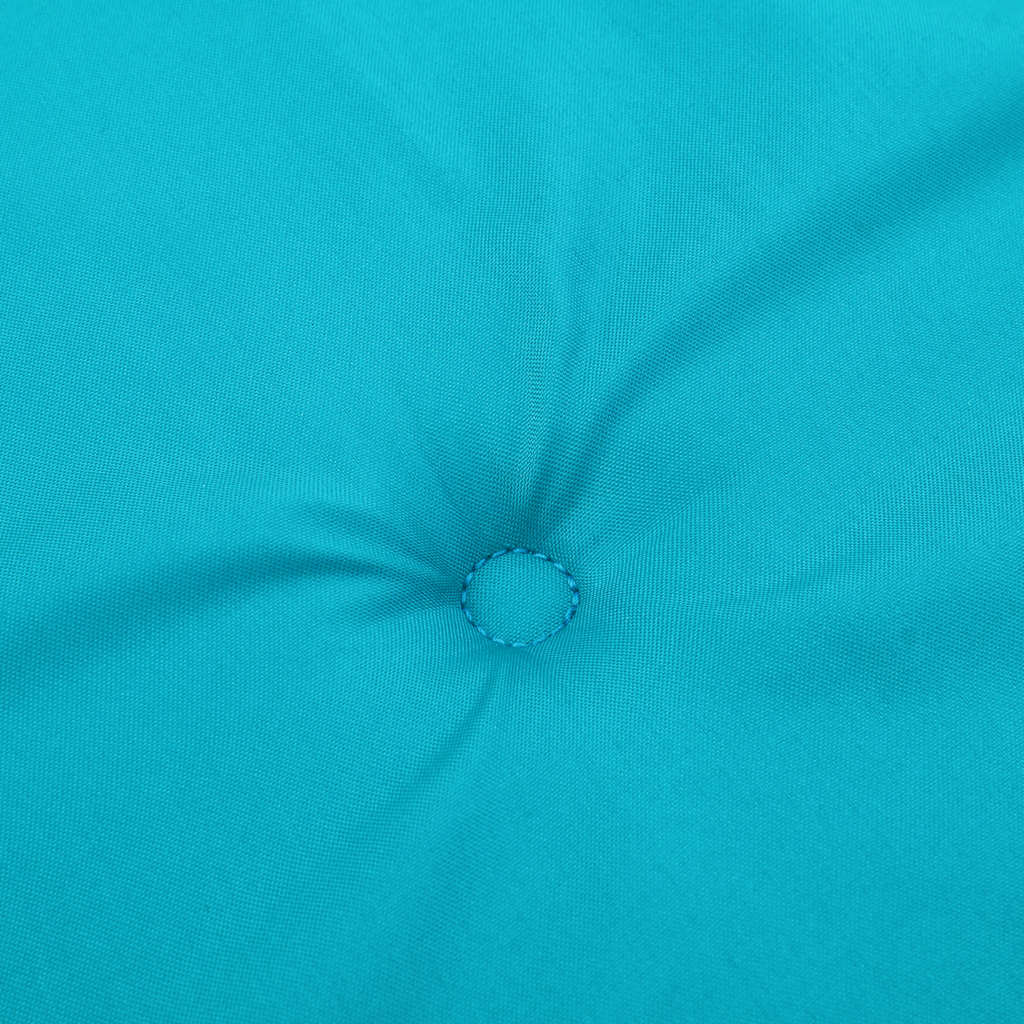 Jastuci za vrtne stolice 2 kom tirkizni 50x50x4 cm od tkanine