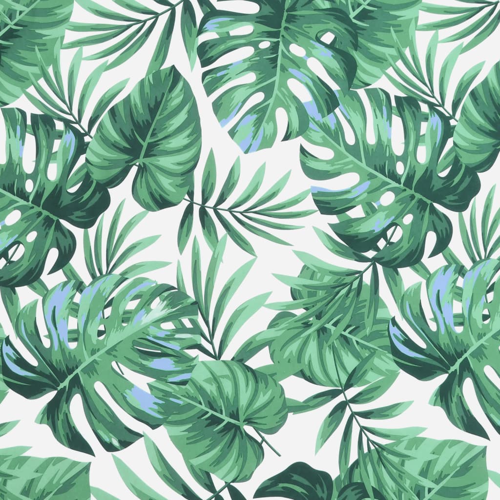 Jastuci za visoku stolicu 4 kom s uzorkom lišća od tkanine