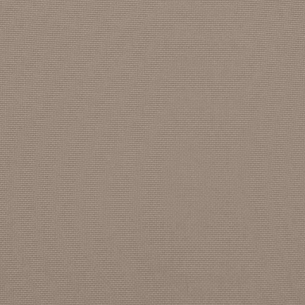 Jastuk za vrtnu klupu smeđesivi 120 x 50 x 7 cm tkanina Oxford