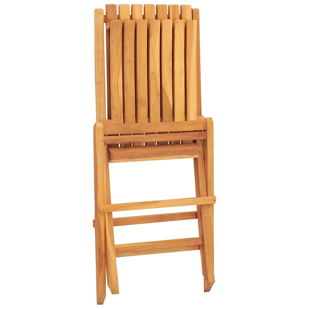 Sklopive vrtne stolice 8 kom 47x47x89 cm od masivne tikovine