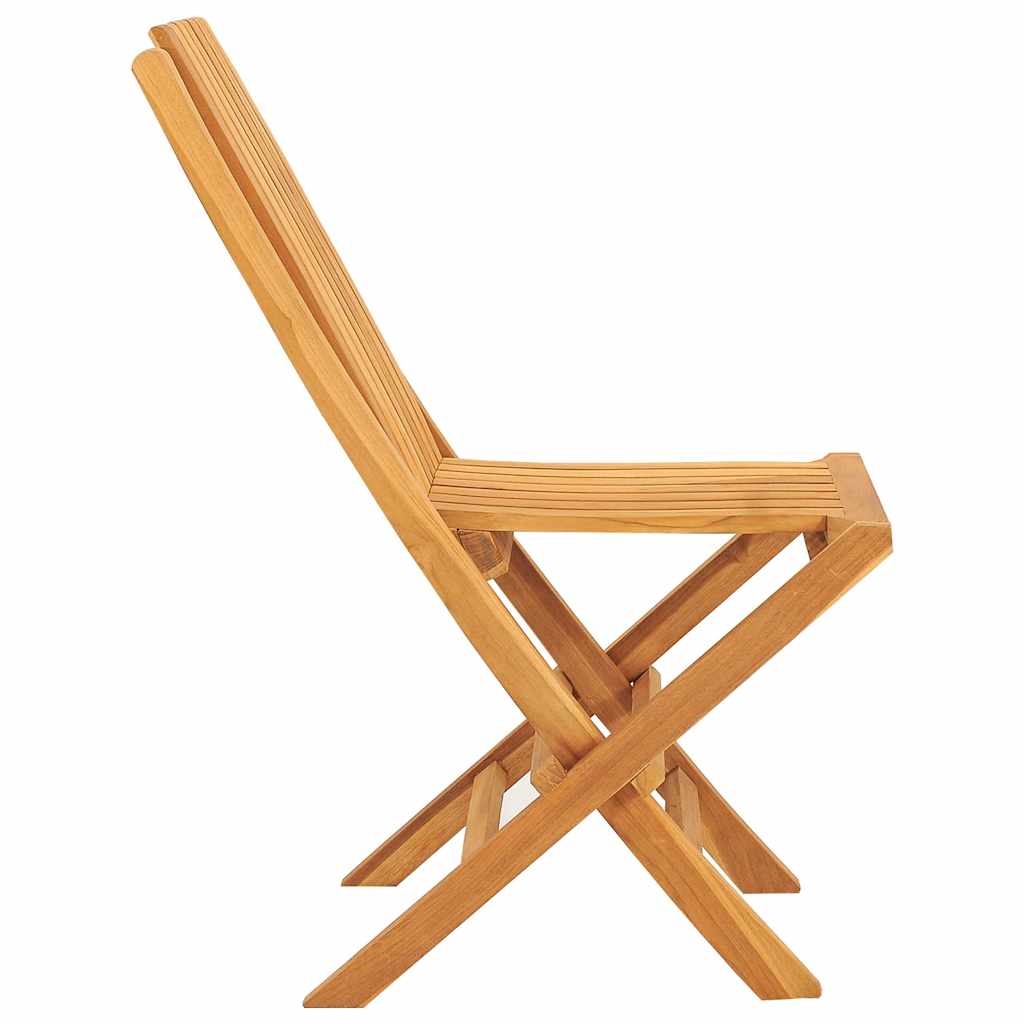 Sklopive vrtne stolice 8 kom 47x47x89 cm od masivne tikovine