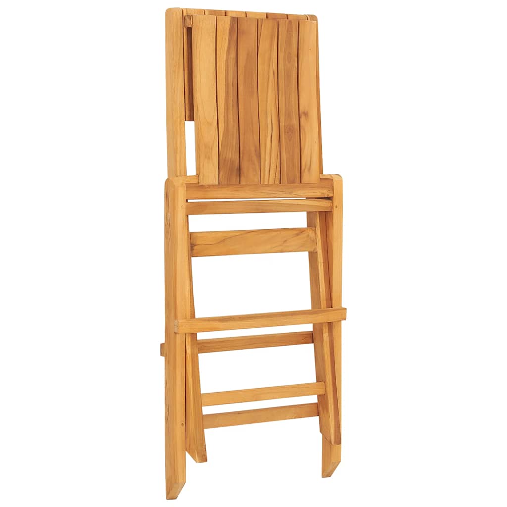 Sklopive vrtne stolice 4 kom 47x62x90 cm od masivne tikovine