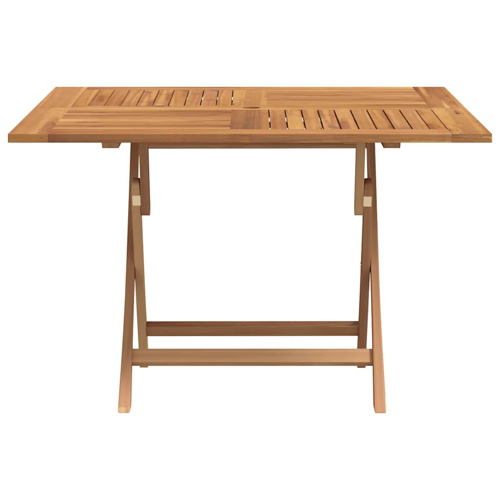 Sklopivi vrtni stol 110x110x75 cm od masivne tikovine