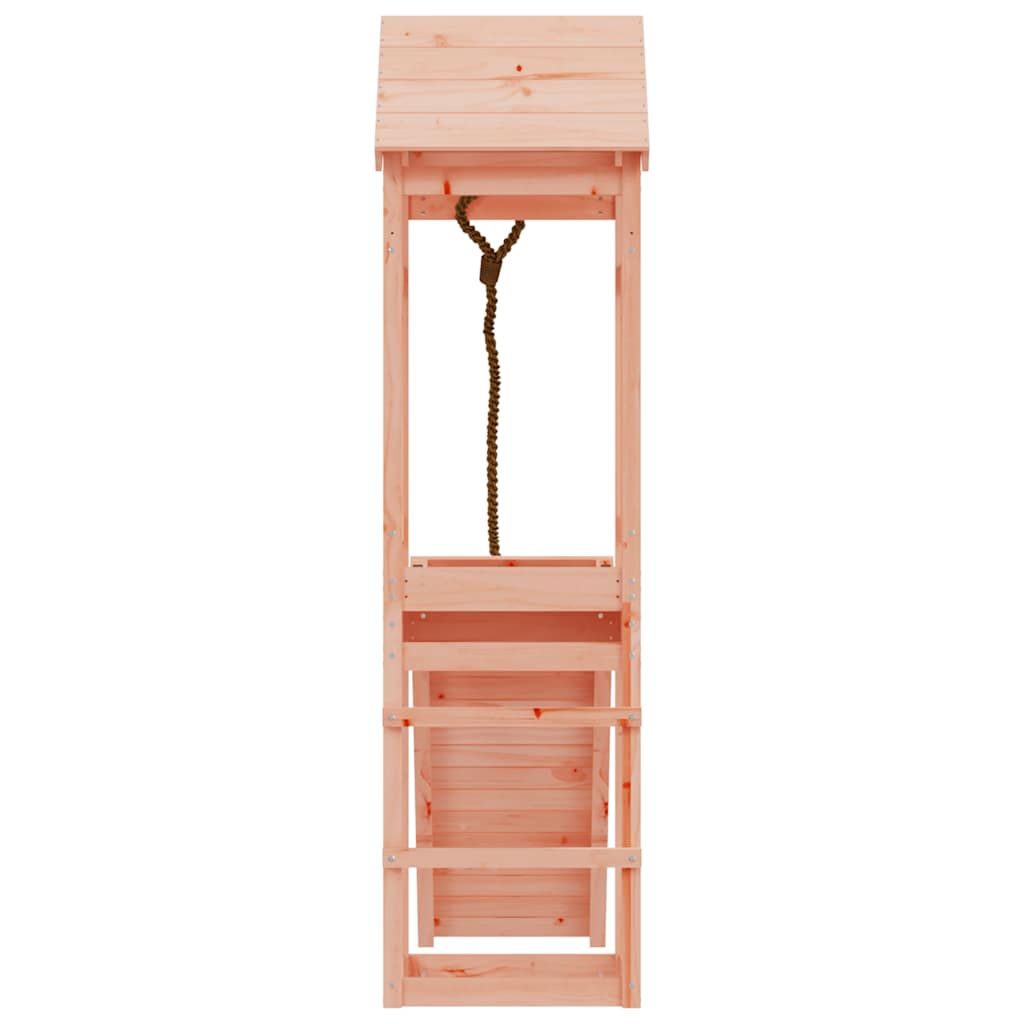 Kućica za igru sa zidom za penjanje od masivnog drva duglazije
