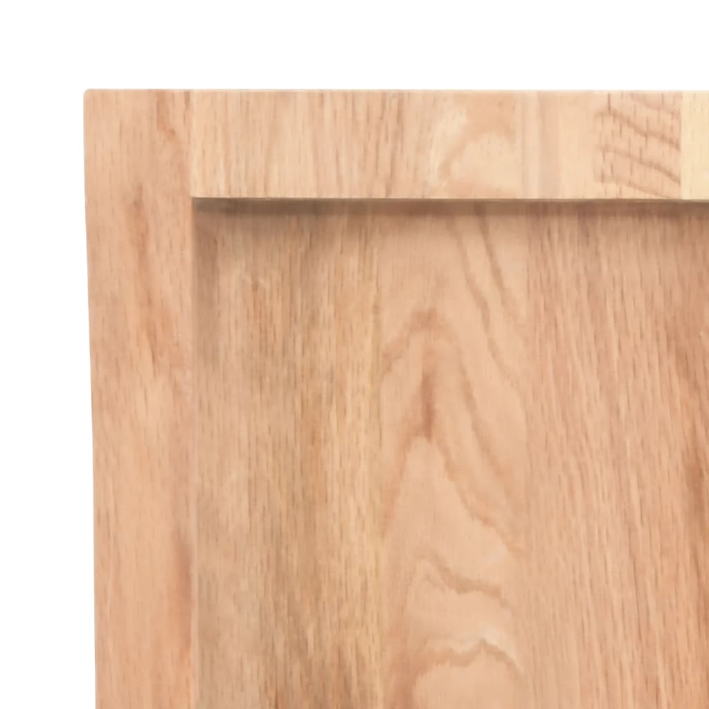 Stolna ploča svjetlosmeđa 100x40x(2-6) cm tretirana hrastovina