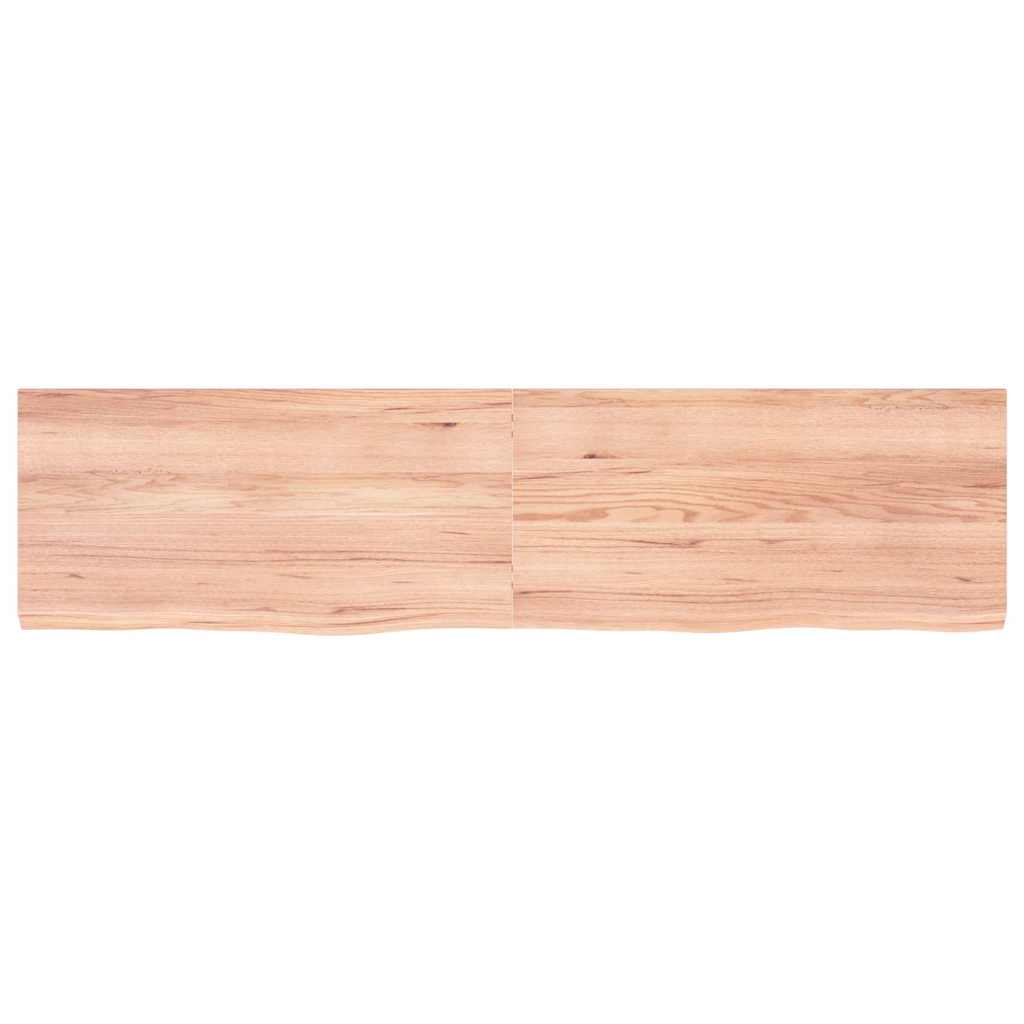 Stolna ploča svjetlosmeđa 160x40x(2-4) cm tretirana hrastovina