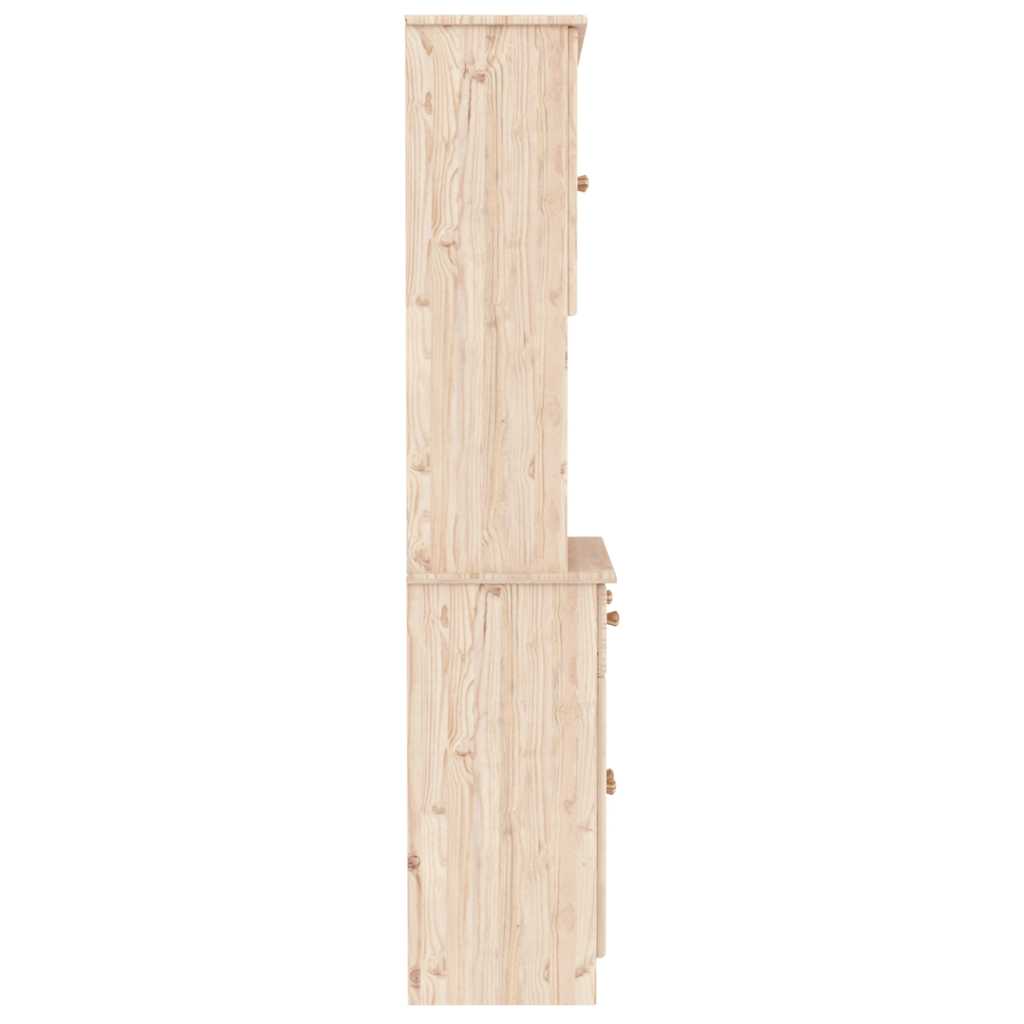 Visoka komoda ALTA 77 x 35 x 165 cm od masivne borovine