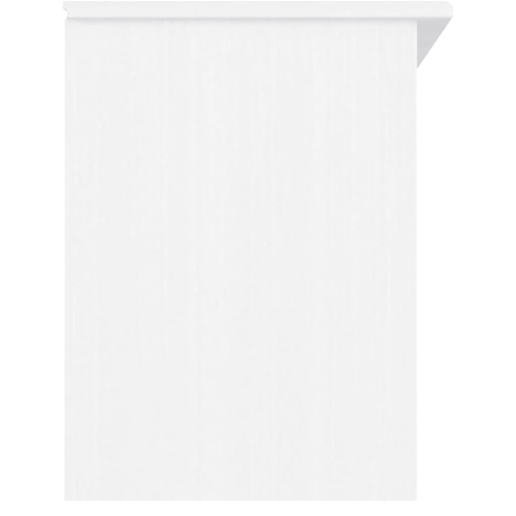 Klupa za cipele ALTA bijela 100 x 35 x 45 cm masivna borovina