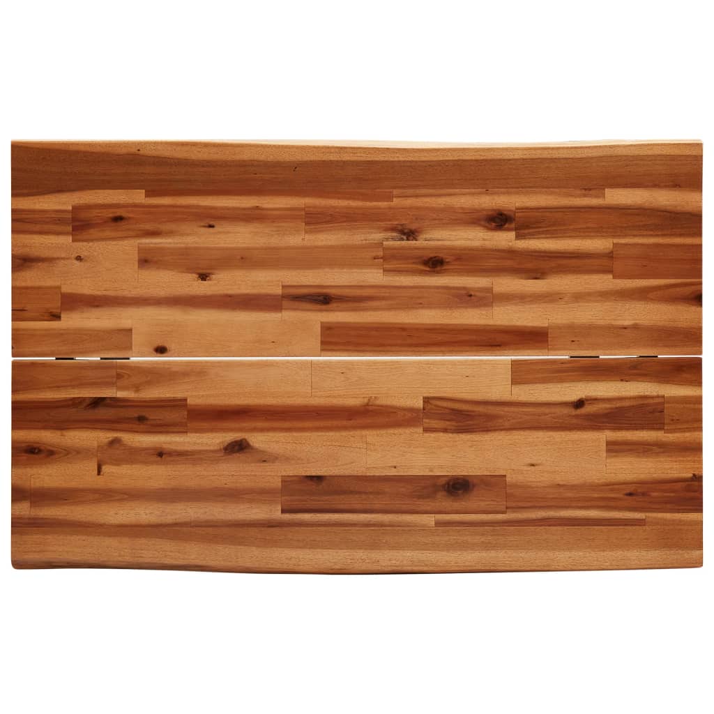 Blagovaonski stol sa živim rubom 110x70x75 cm od drva bagrema
