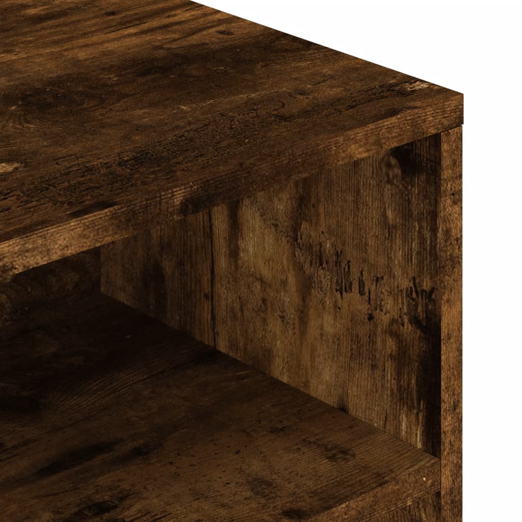 Klub stolić dimljeni hrast 90x55x42,5 cm inženjerski drvo
