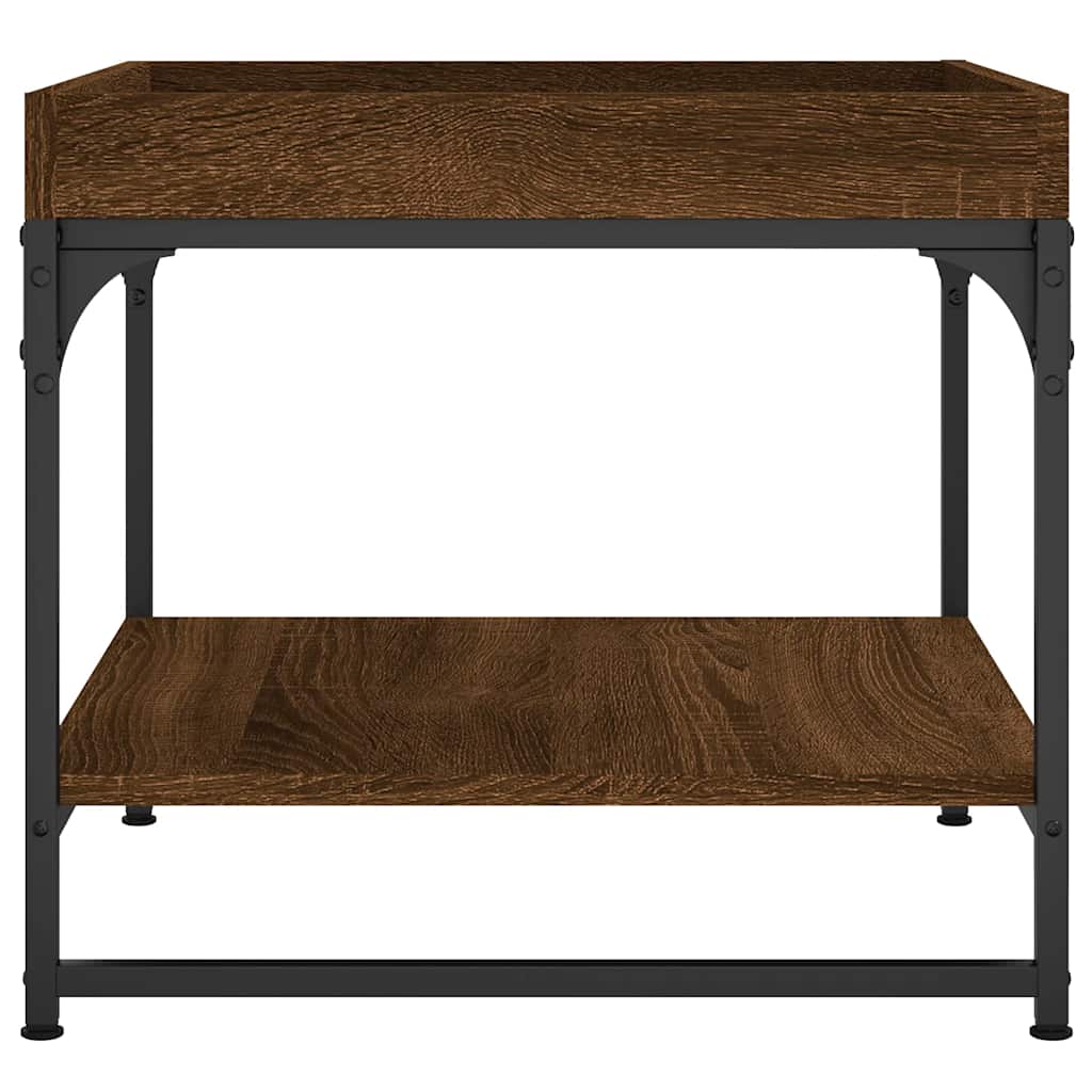 Stolić za kavu boja hrasta 49,5x49,5x45 cm konstruirano drvo
