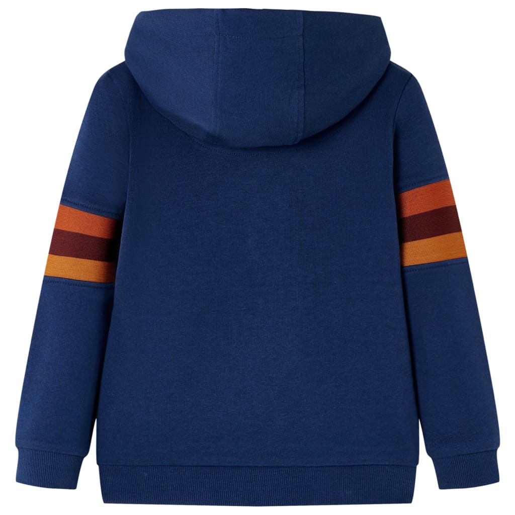 Dječja majica s kapuljačom modra 92