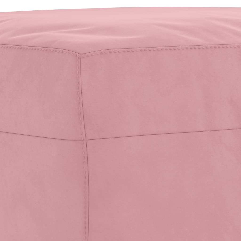 3-dijelni set sofa ružičasti baršunasti