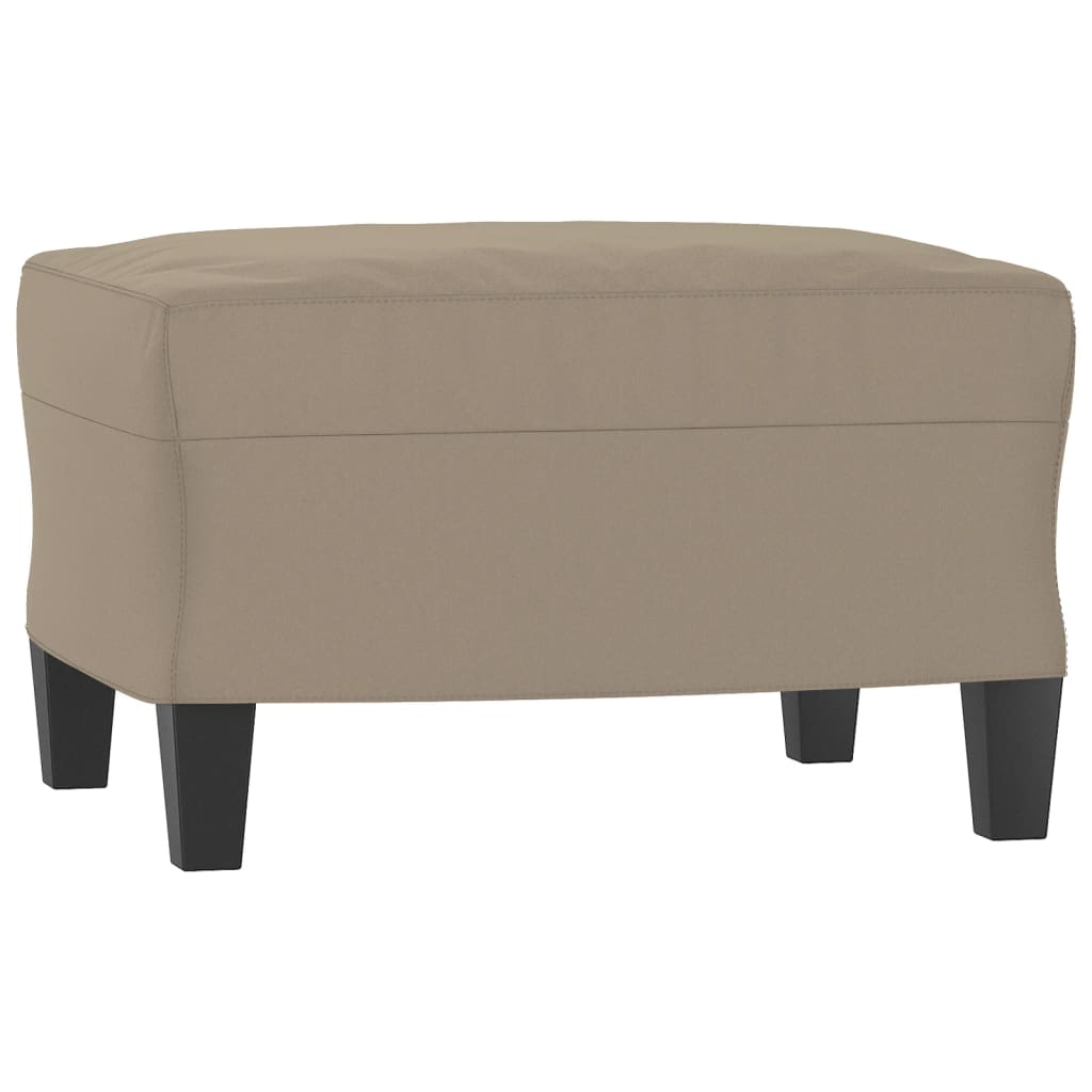 4-dijelni set sofa s jastucima, taupe mikrofibra tkanina