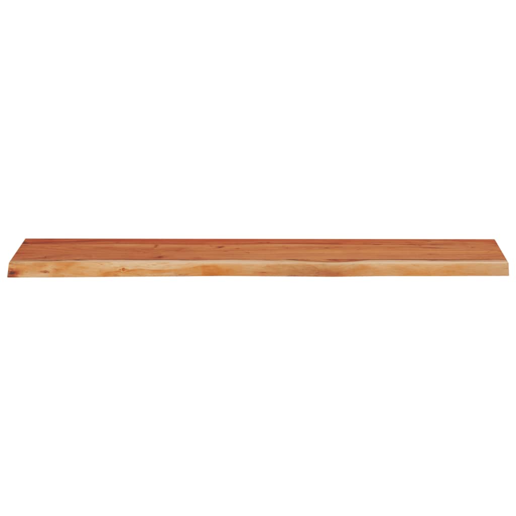 Zidna polica 70x20x3,8 cm pravokutna bagremovo drvo živi rub