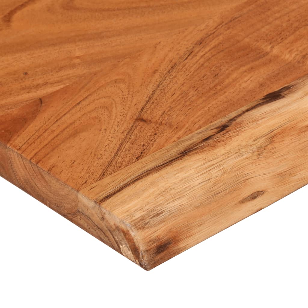 Zidna polica 70x20x3,8 cm pravokutna bagremovo drvo živi rub
