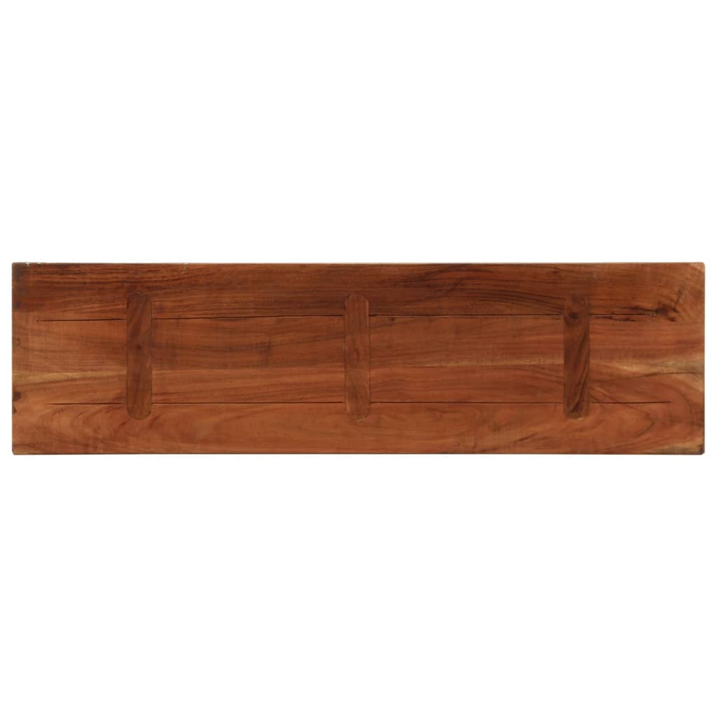 Ploča za stol 120x40x2,5 cm pravokutna masivno obnovljeno drvo